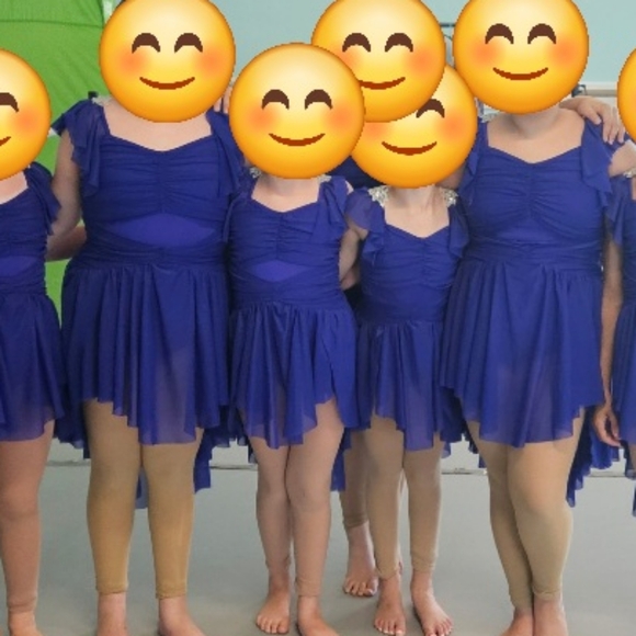 Royal Blue Dance Costume - Picture 2 of 7